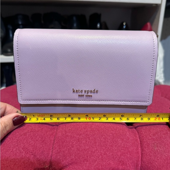 Kate Spade lilac wallet on a chain - Picture 8 of 8